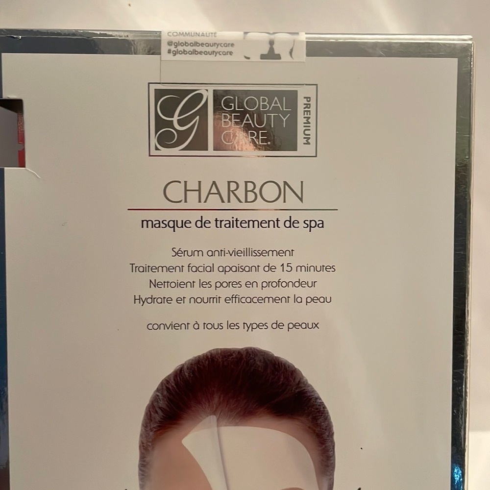 Global Beauty Care CHARCOAL spa treatment mask. Anti aging serum. All skin types - Picture 9 of 15